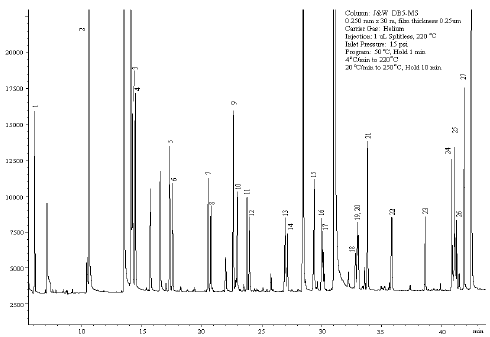 Factors Governing the Resolution of peaks in the Gas Chromatogram 2 Gas Chromatogarm