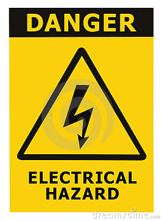 How to prevent accidents in ICP-MS laboratory? 2 danger-electrical-hazard-sign-text-isolated-16813852