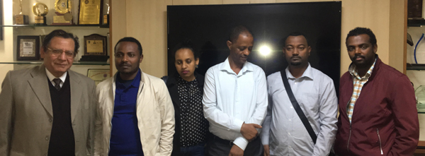 Second Training Program on ISO based Quality Management Systems for trainees from EFMHACA, Ethiopia 3 (L-R)- Dr Deepak Bhanot,Mr Abenet Wondimu Woldeyohannis,Ms Kalkidan GetachewTebekea,Mr Seyum Demissie Wakjira,Mr Mengistu Legesse,Beyene,Me Getachew Genete Gebeyehu
