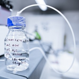 What are the Desirable Properties of HPLC Mobile Phase? 2 chemistry lab (shallow DOF)