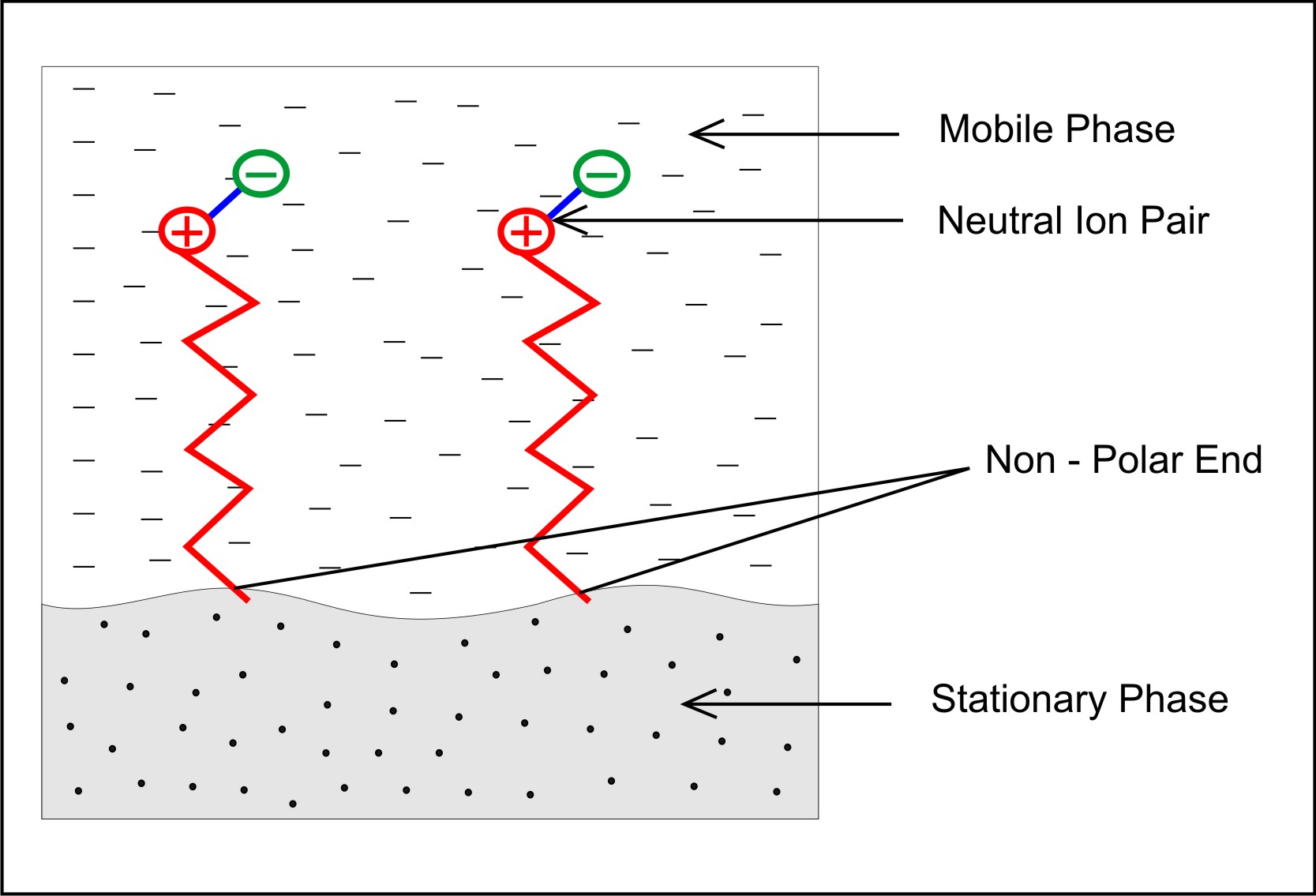 Ion Pair Chromatography – a viable alternative for Separation of High Polarity molecules by Reverse Phase HPLC 1 Mobile phase diagram wid polar n non polar ends