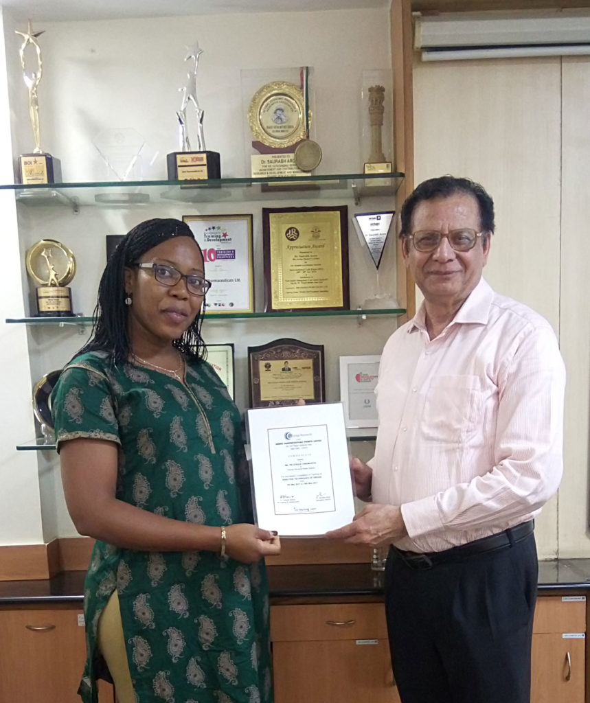 Training Testimonial on training program specially organized for trainee from Rwanda Standards Board , Rwanda